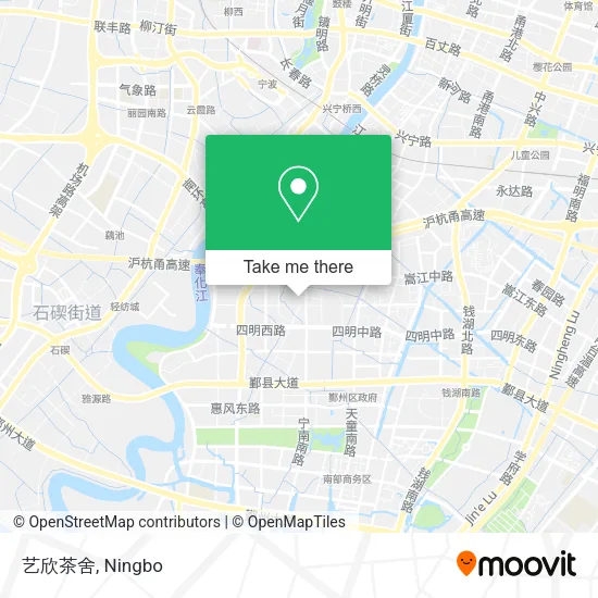 艺欣茶舍 map