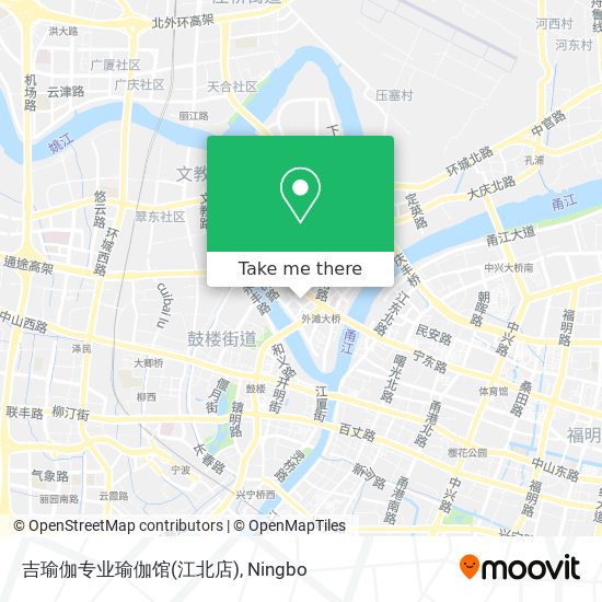吉瑜伽专业瑜伽馆(江北店) map