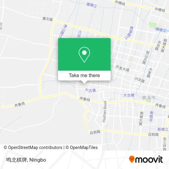 鸣北棋牌 map