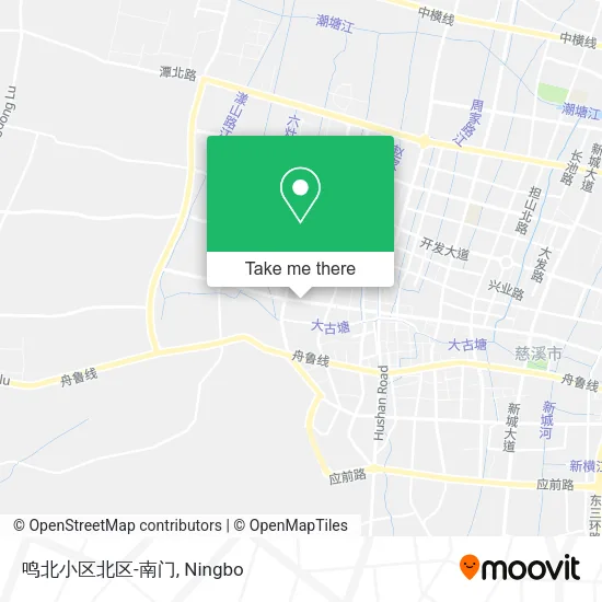 鸣北小区北区-南门 map