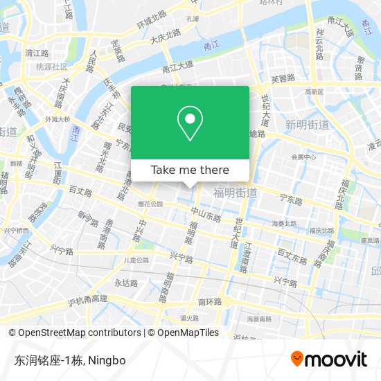 东润铭座-1栋 map