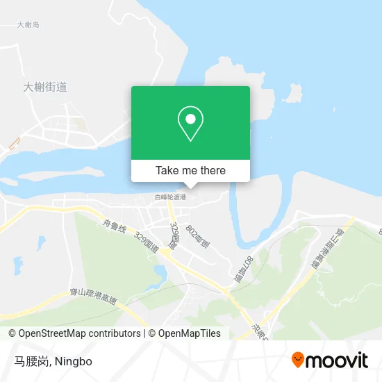 马腰岗 map