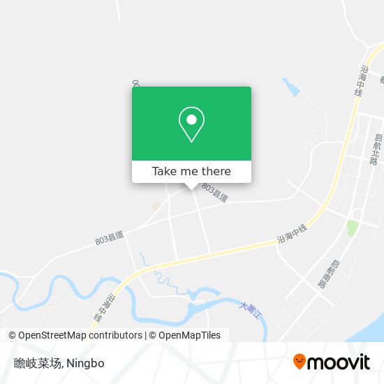 瞻岐菜场 map