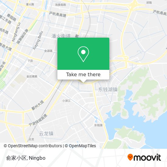 俞家小区 map