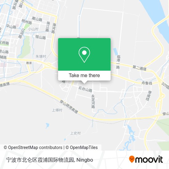 宁波市北仑区霞浦国际物流园 map