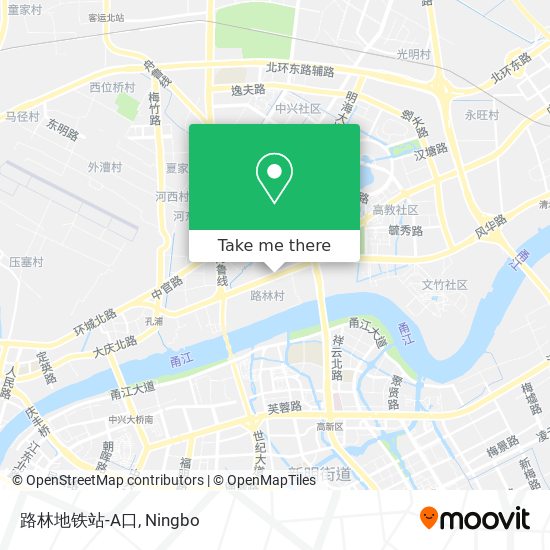 路林地铁站-A口 map