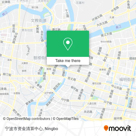 宁波市资金清算中心 map