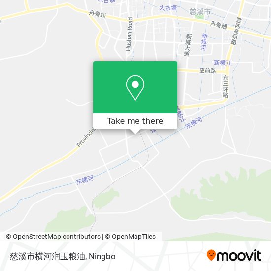 慈溪市横河润玉粮油 map