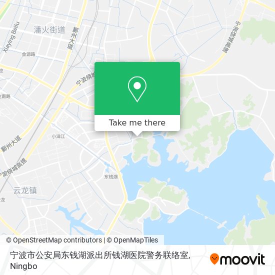 宁波市公安局东钱湖派出所钱湖医院警务联络室 map