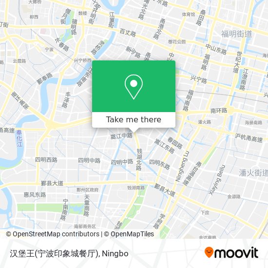 汉堡王(宁波印象城餐厅) map