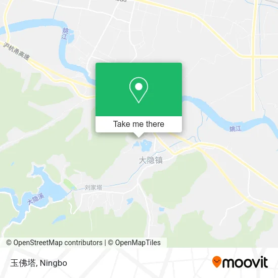 玉佛塔 map