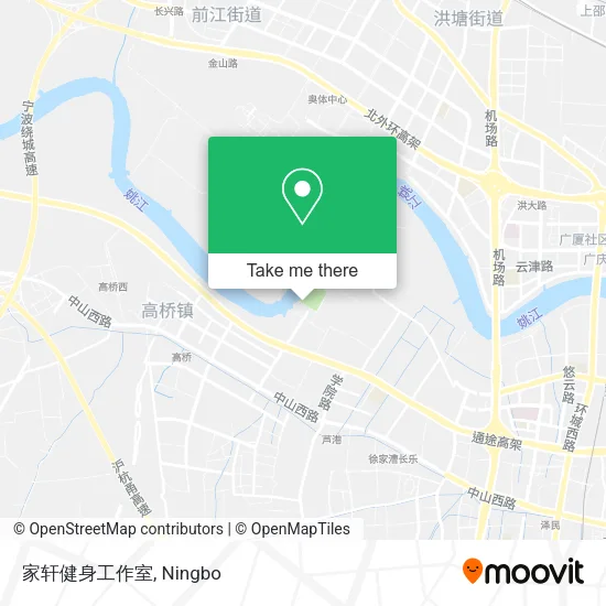 家轩健身工作室 map