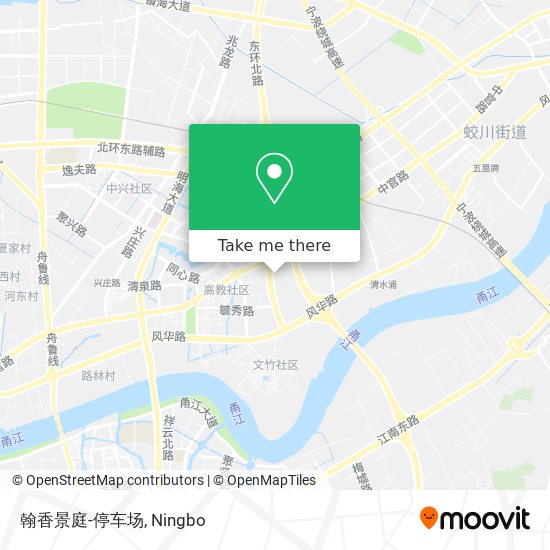 翰香景庭-停车场 map