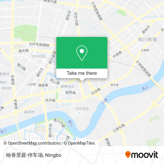翰香景庭-停车场 map