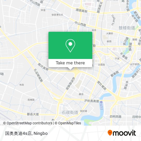 国奥奥迪4s店 map