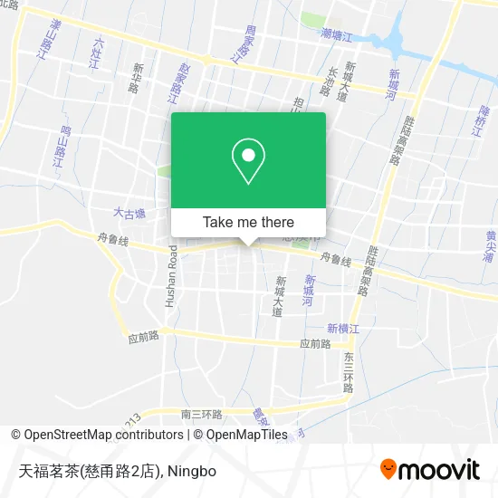 天福茗茶(慈甬路2店) map