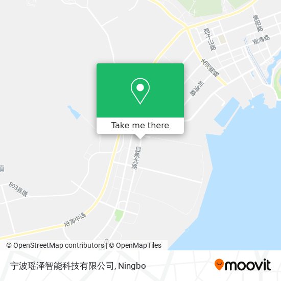 宁波瑶泽智能科技有限公司 map