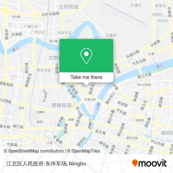 江北区人民政府-东停车场 map
