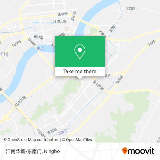 江南华庭-东南门 map