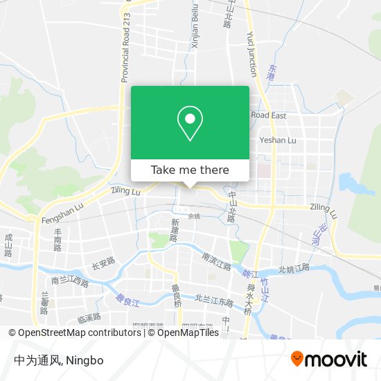 中为通风 map