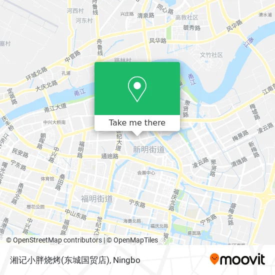 湘记小胖烧烤(东城国贸店) map