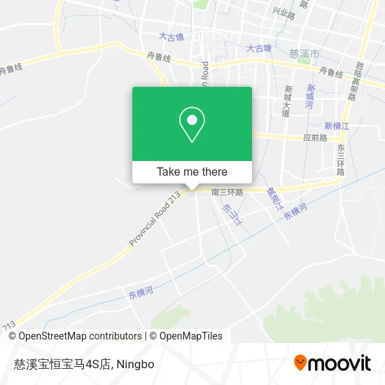 慈溪宝恒宝马4S店 map
