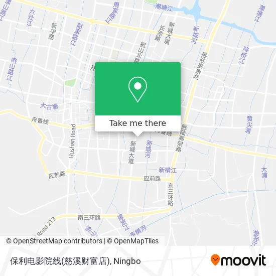 保利电影院线(慈溪财富店) map
