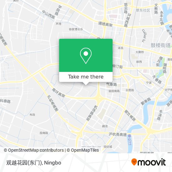观越花园(东门) map