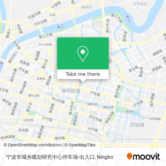 宁波市城乡规划研究中心停车场-出入口 map