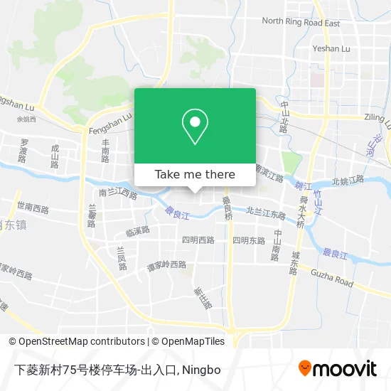 下菱新村75号楼停车场-出入口 map