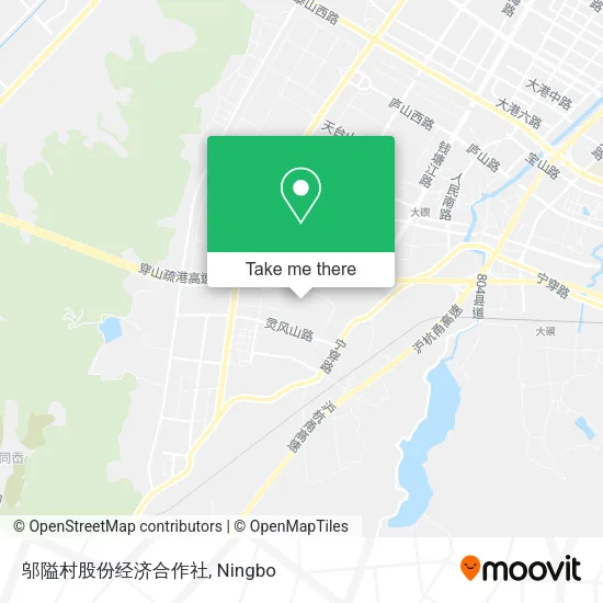 邬隘村股份经济合作社 map