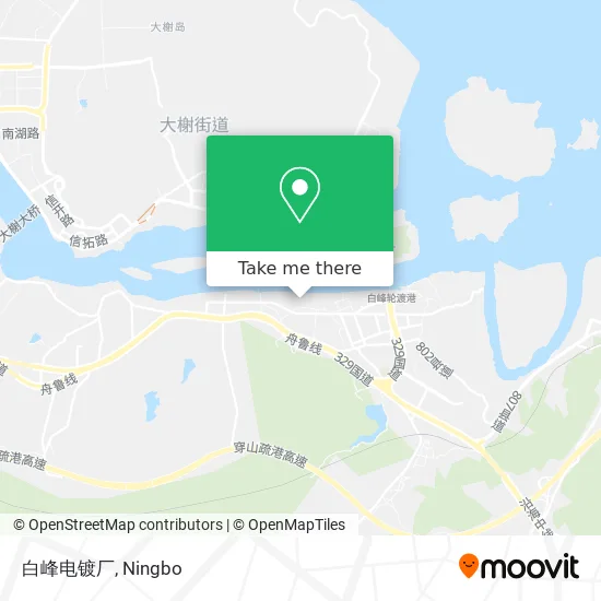 白峰电镀厂 map
