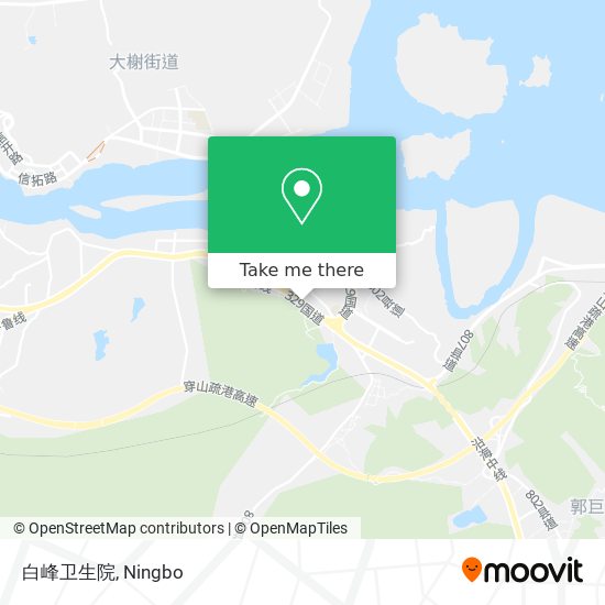 白峰卫生院 map