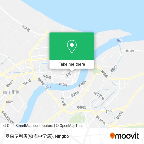 罗森便利店(镇海中学店) map