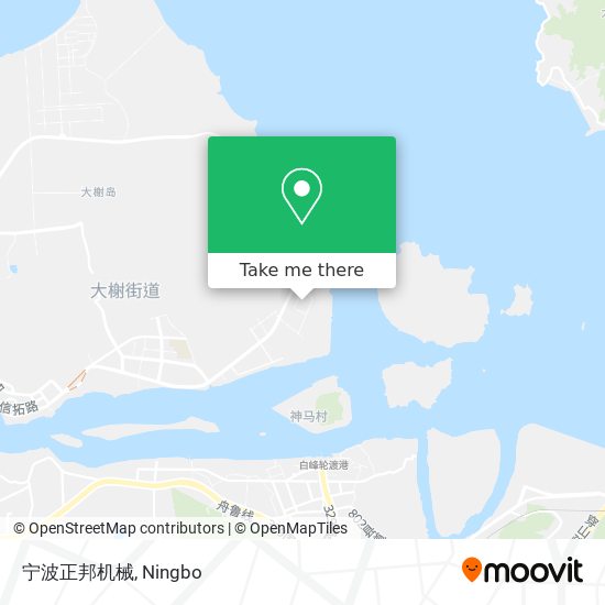 宁波正邦机械 map