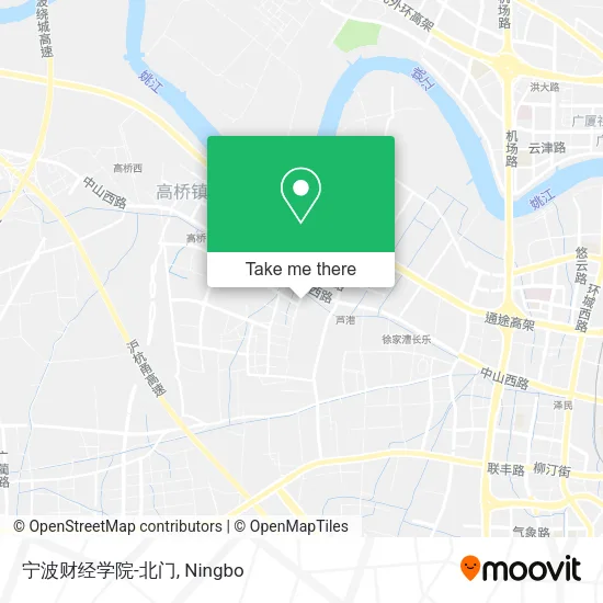 宁波财经学院-北门 map