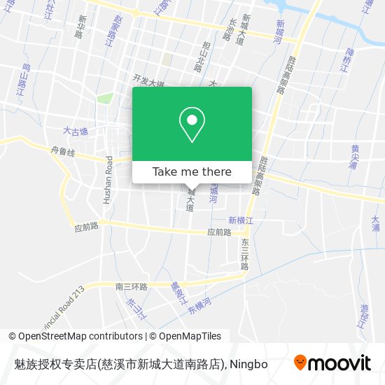 魅族授权专卖店(慈溪市新城大道南路店) map