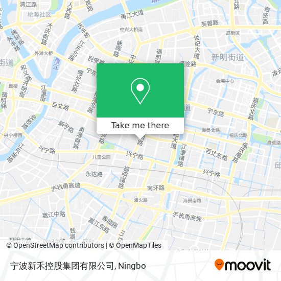 宁波新禾控股集团有限公司 map