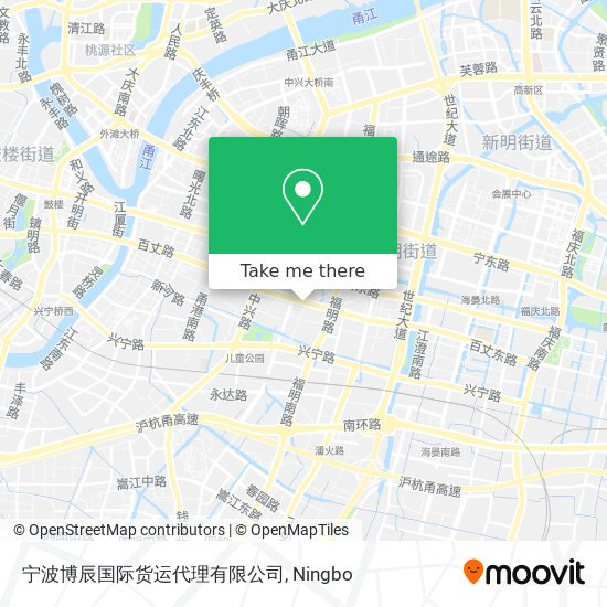 宁波博辰国际货运代理有限公司 map
