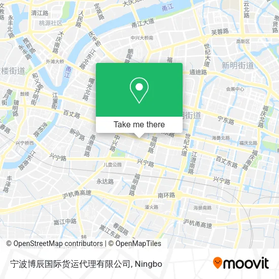 宁波博辰国际货运代理有限公司 map