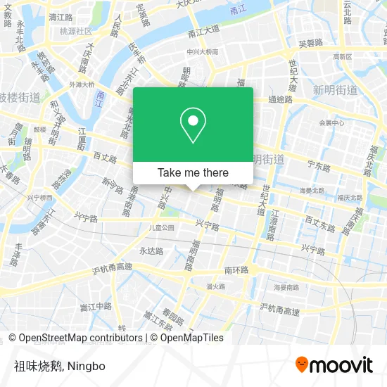 祖味烧鹅 map