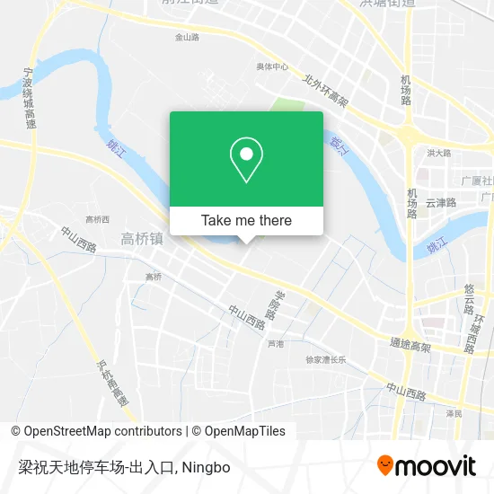 梁祝天地停车场-出入口 map