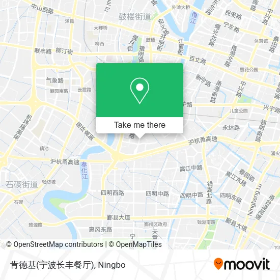 肯德基(宁波长丰餐厅) map