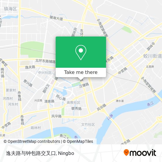 逸夫路与钟包路交叉口 map