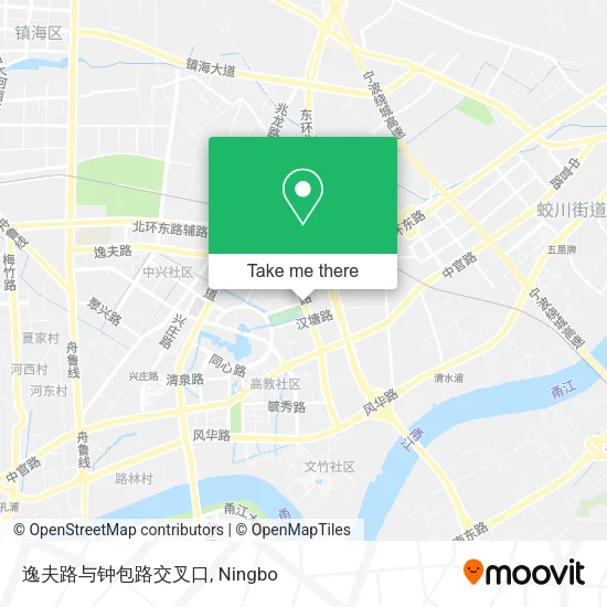 逸夫路与钟包路交叉口 map