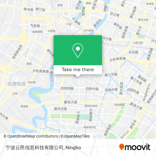 宁波云邑信息科技有限公司 map