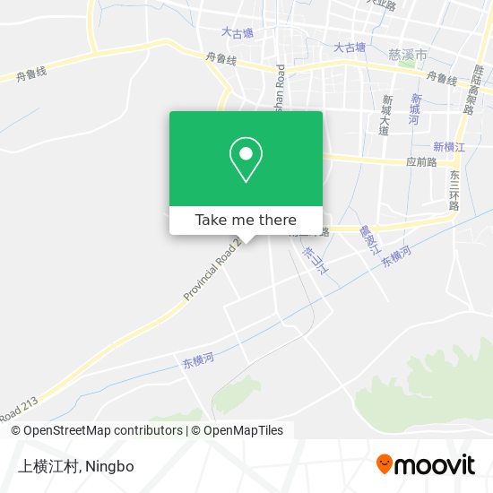 上横江村 map