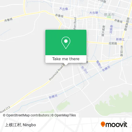 上横江村 map