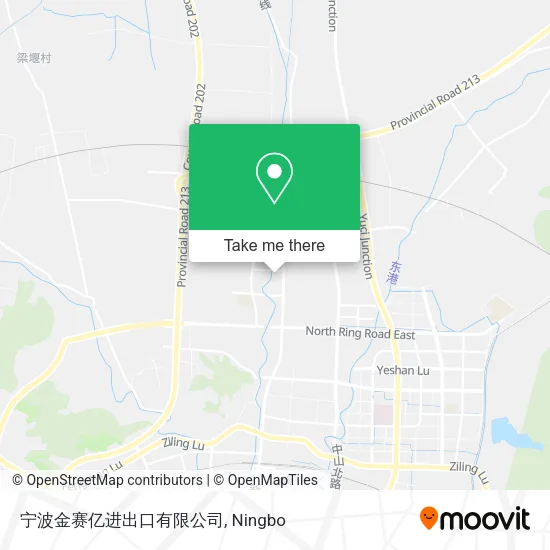 宁波金赛亿进出口有限公司 map