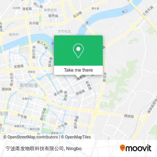 宁波甬发物联科技有限公司 map